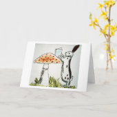 Carte Champignon (Fleur jaune)