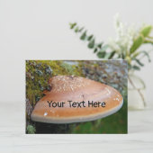 Carte champignon à support personnalisable (Debout devant)
