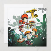 Carte Champignons (Devant / Derrière)