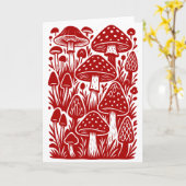 Carte Champignons (Fleur jaune)