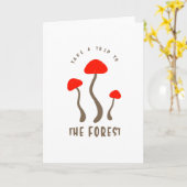 Carte Champignons Forêt Humours Dit Champignons Pickers (Fleur jaune)