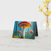 Carte Champignons moelleux (Fleur jaune)