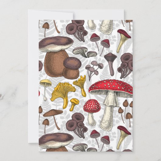 Carte Champignons sauvages (Devant)