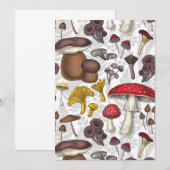 Carte Champignons sauvages (Devant / Derrière)