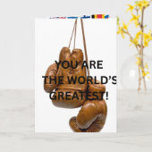 Carte CHAMPION Celebration Card - Blank Inside (Fleur jaune)