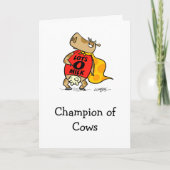 Carte Champion of Cows (Devant)