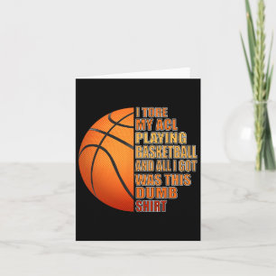 Carte Championnat du genou de basket-ball blessures amus