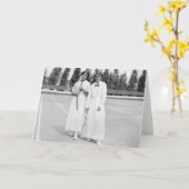 Carte Champions de tennis féminin, 1913 (Fleur jaune)