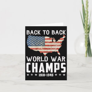 Carte Champions du monde de guerre invaincus consécutifs