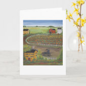 Carte Champs citrouilles (Fleur jaune)