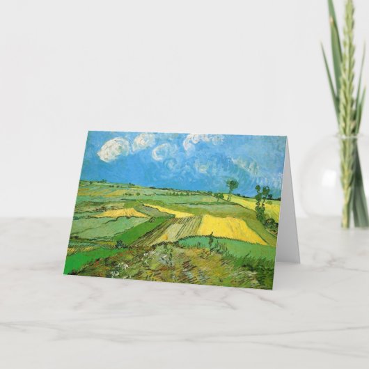 Carte Champs de blé de Van Gogh à Auvers sous un ciel nu (Devant)