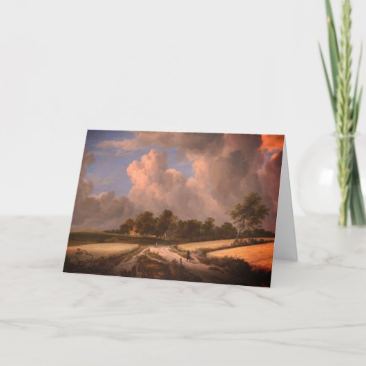 Carte Champs de blé par van Ruisdael : Vide (Devant)