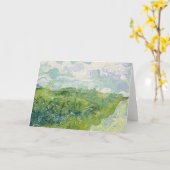 Carte Champs de blé vert, Auvers | Vincent van Gogh (Fleur jaune)