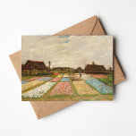 Carte Champs de bulles | Vincent Van Gogh<br><div class="desc">Bulb Fields (1883) ou Flower Beds in Holland par l'artiste post-impressionniste néerlandais Vincent Van Gogh. L'oeuvre originale est une huile sur toile. Il s'agit de l'une des premières peintures paysagères de Van Gogh représentant une vue panoramique des champs de tulipes en fleurs. Utilisez les outils de conception pour ajouter du...</div>