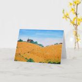 Carte Champs d'été (Fleur jaune)