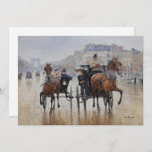 Carte Champs-Élysées | Jean Béraud (Devant / Derrière)