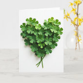 Carte Chance Cœur Vert (Fleur jaune)
