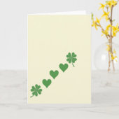 Carte Chance Cœurs Verts (Fleur jaune)