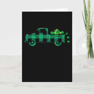 Carte CHANCE DE L'IRLANDE TRUCK Jour de la Saint Patrick