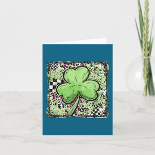 Carte Chance des tuiles Saint-Patrick léopard chanceux