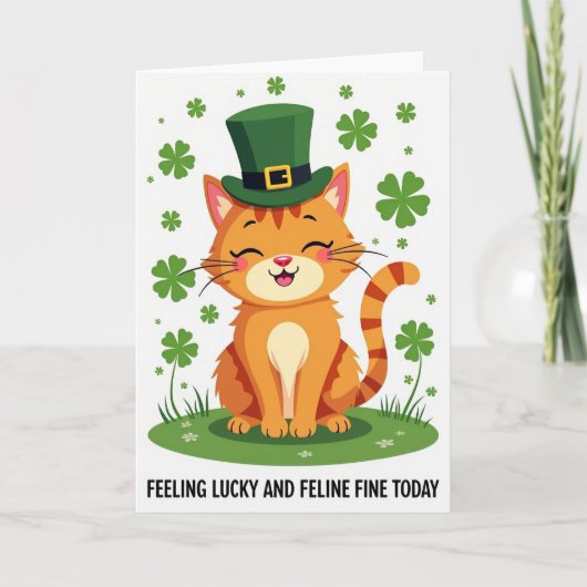 Carte Chance du Chat rayé (Devant)