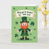 Carte Chance Irlandaise Lutins (Fleur jaune)