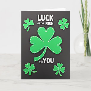 Carte Chance Irlandaise Pour Vous