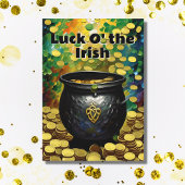Carte Chance O'the Irish St. Patrick's Day Pot of Gold