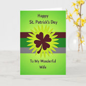 Carte Chance Trèfle Velours (Fleur jaune)