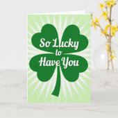 Carte Chance Trèfle Vert (Fleur jaune)