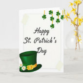 Carte Chance Verte Et Or (Fleur jaune)