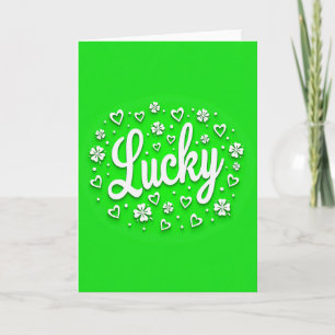 Carte Chance Verte Fortune