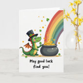 Carte Chanceuse du Dragon Lucky (Fleur jaune)