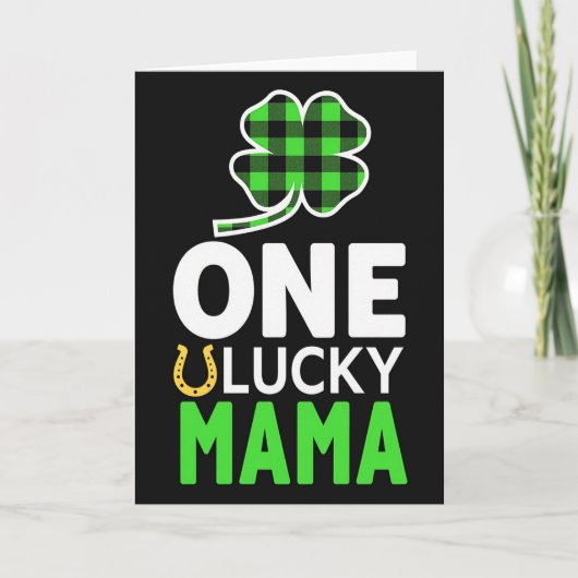 Carte Chanceuse Mama Trèfle (Devant)