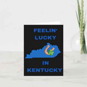 Carte Chanceux dans le Kentucky - mars St. Patrick's Day