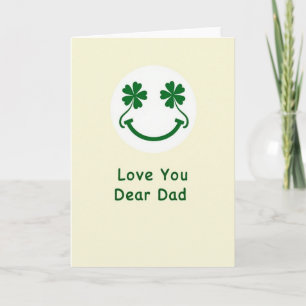 Carte Chanceux Je T'Aime Papa