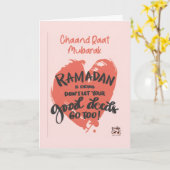 Carte Chand Raat Mubarak - Ramadan (Fleur jaune)