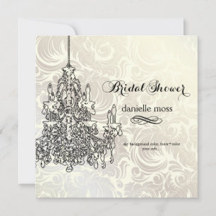 Carte Chandelier PixDezines/douche nuptiale