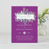 Carte Changement de plans Date Verdure Eucalyptus Evénem (Debout devant)