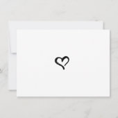 Carte Changement de plans de mariage reprogrammé date mo (Dos)