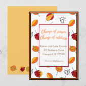 Carte Changement de saison Changement d'adresse Faire-pa (Devant / Derrière)