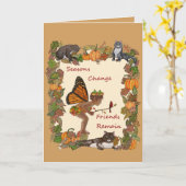 Carte Changement de saisons (Fleur jaune)