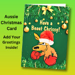 Carte Changer De Texte, Avoir Un Beaut Chrissy, Kangaroo<br><div class="desc">Carte de voeux de Noël ou l'utiliser comme carte d'invitation - - - - Ajouter votre nom ou tout autre TEXTE - ou supprimer facilement tout texte - - Voir en magasin pour plus de cartes de Noël, Plaques de Noël, serviettes, etc et beaucoup plus de dessins australiens sur les...</div>