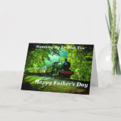 Carte Changer le texte Ajouter un nom Train à vapeur Bon (Devant)