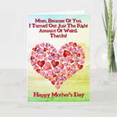 Carte Changer le texte, j'ai trouvé juste le bon bizarre (Devant)