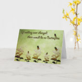 Carte Changez la citation de papillon (Fleur jaune)