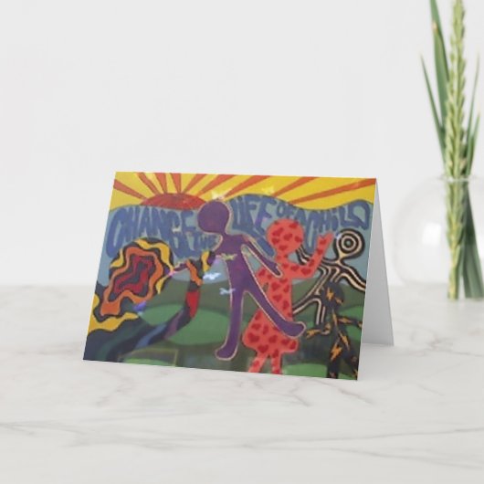 Carte Changez la vie d'un enfant (Devant)