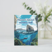 Carte Channel Islands National Park California (Debout devant)