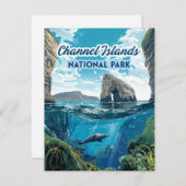 Carte Channel Islands National Park California (Devant / Derrière)