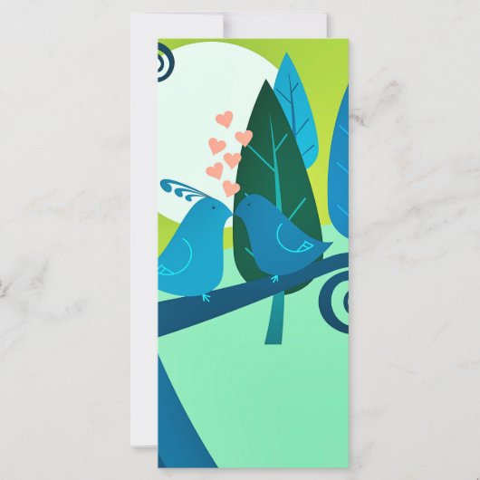 Carte Chanson amoureuse (Devant)
